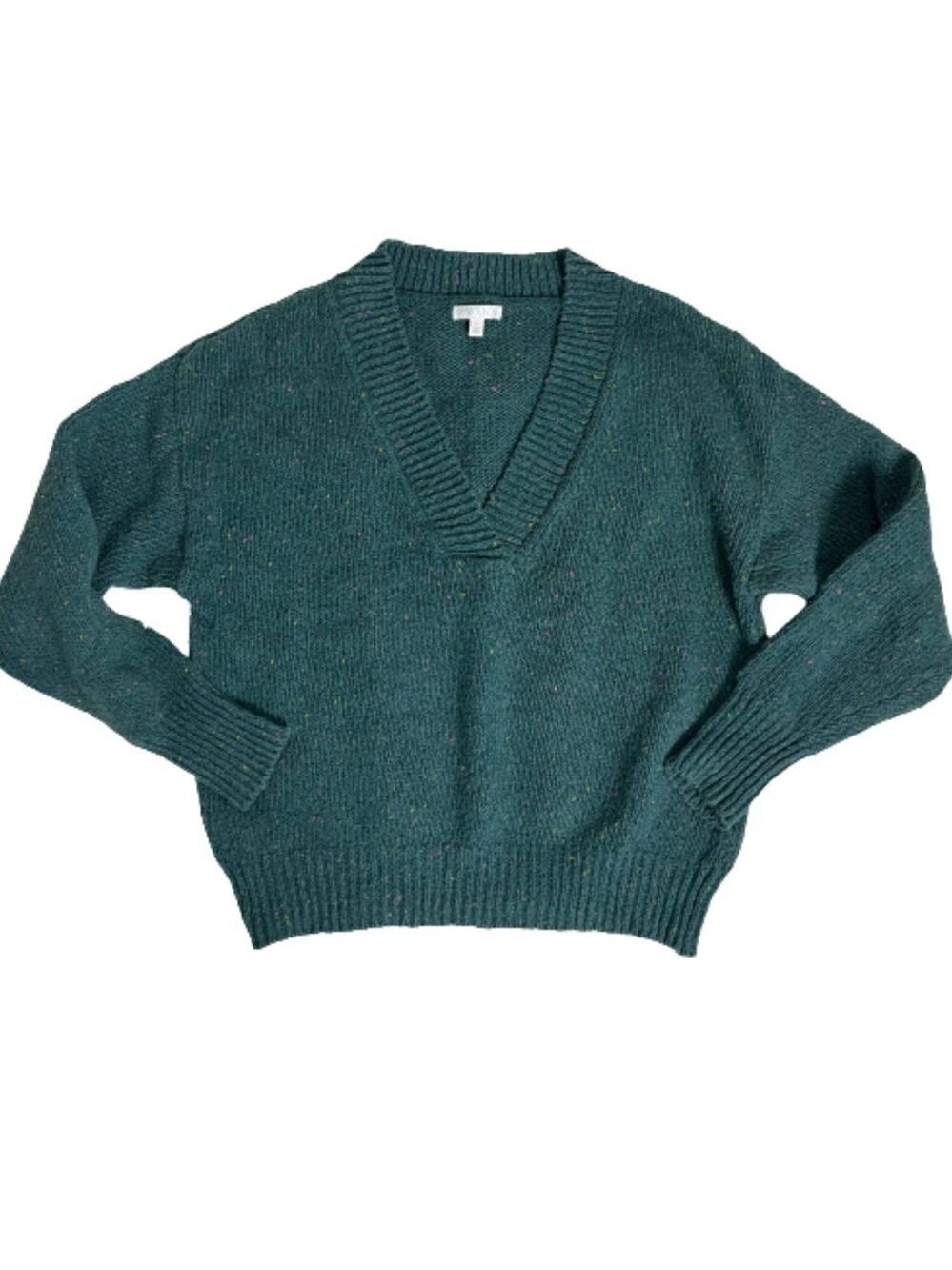 Women’s Abound Green Speckled Pullover Sweater Size Medium! - Picture 8 of 8